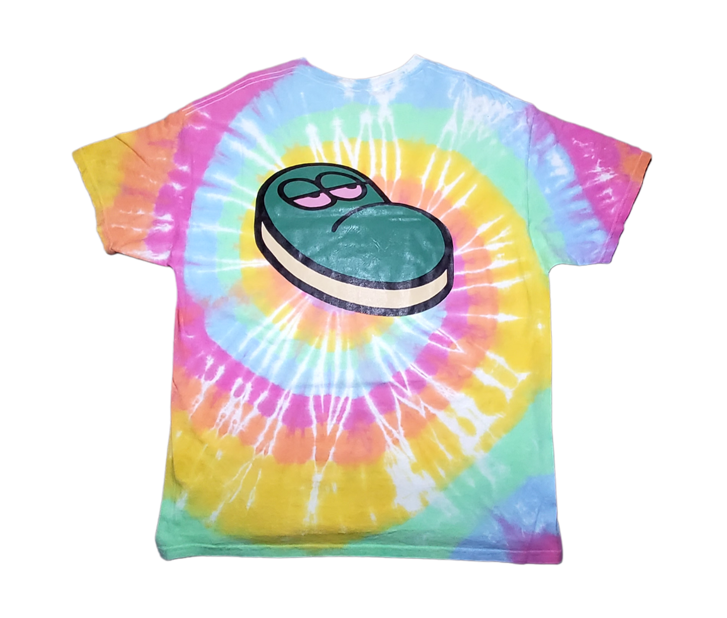 Tilted Logo Tie Dye Tee - Multicolor/Green