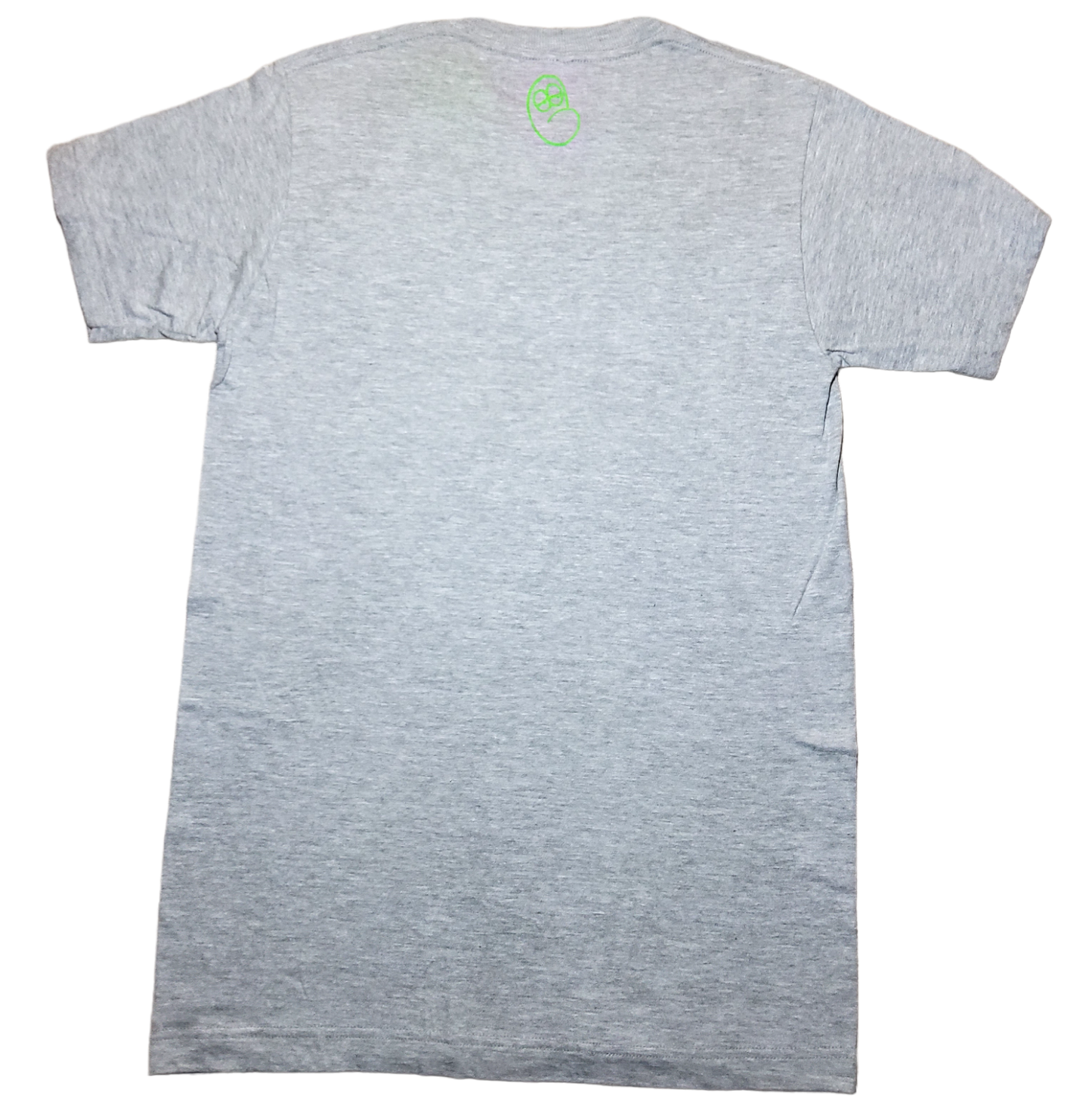 Puff Hair Box Body Tee - Grey/Green