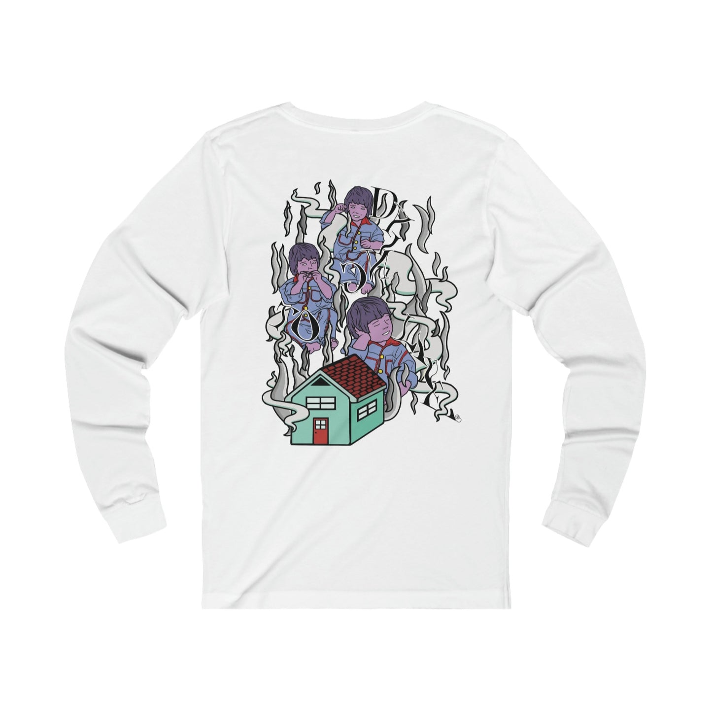 Dying To Live White Long Sleeve (FB)